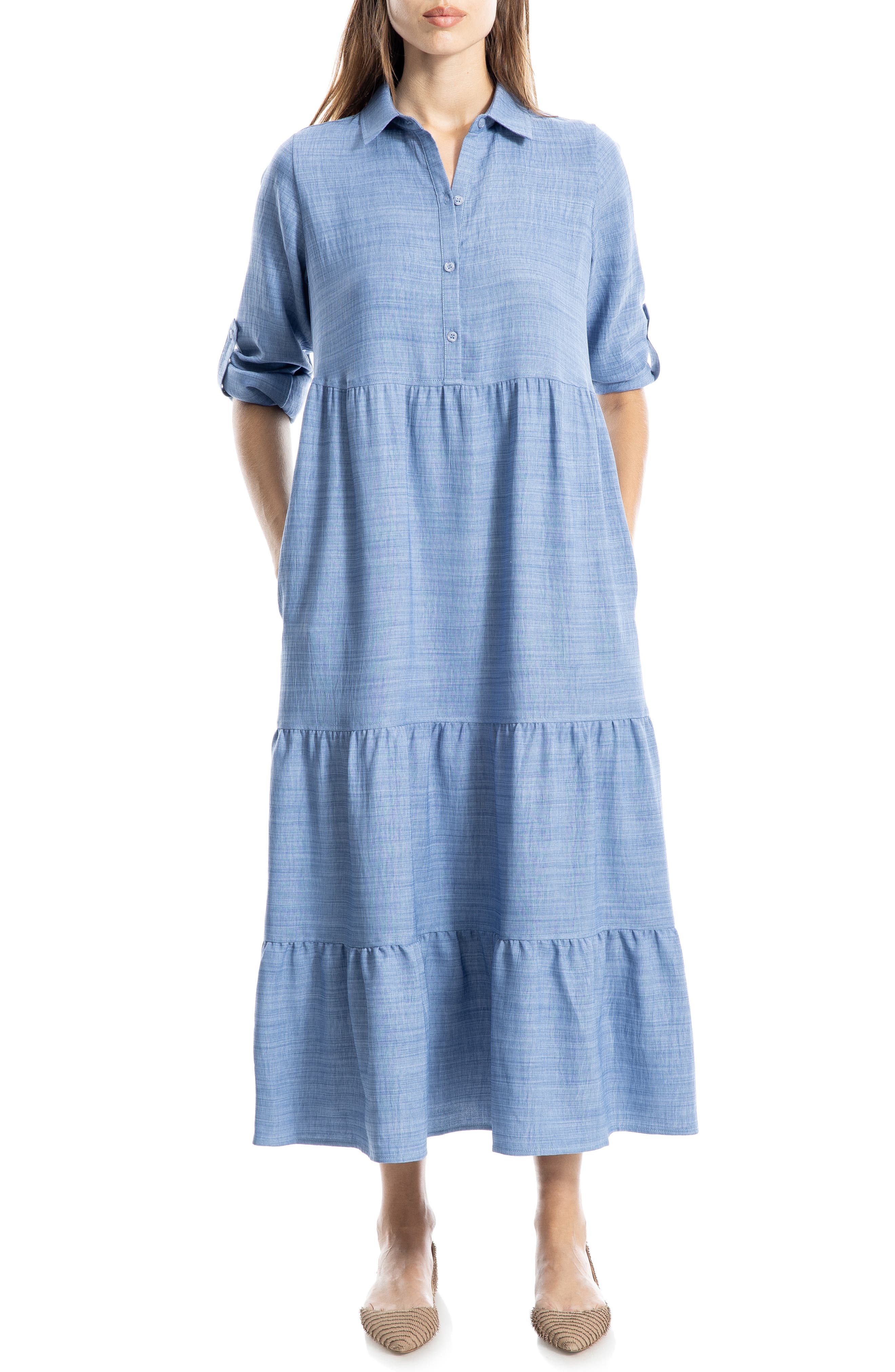 selected HEATHER CHAMBRAY
