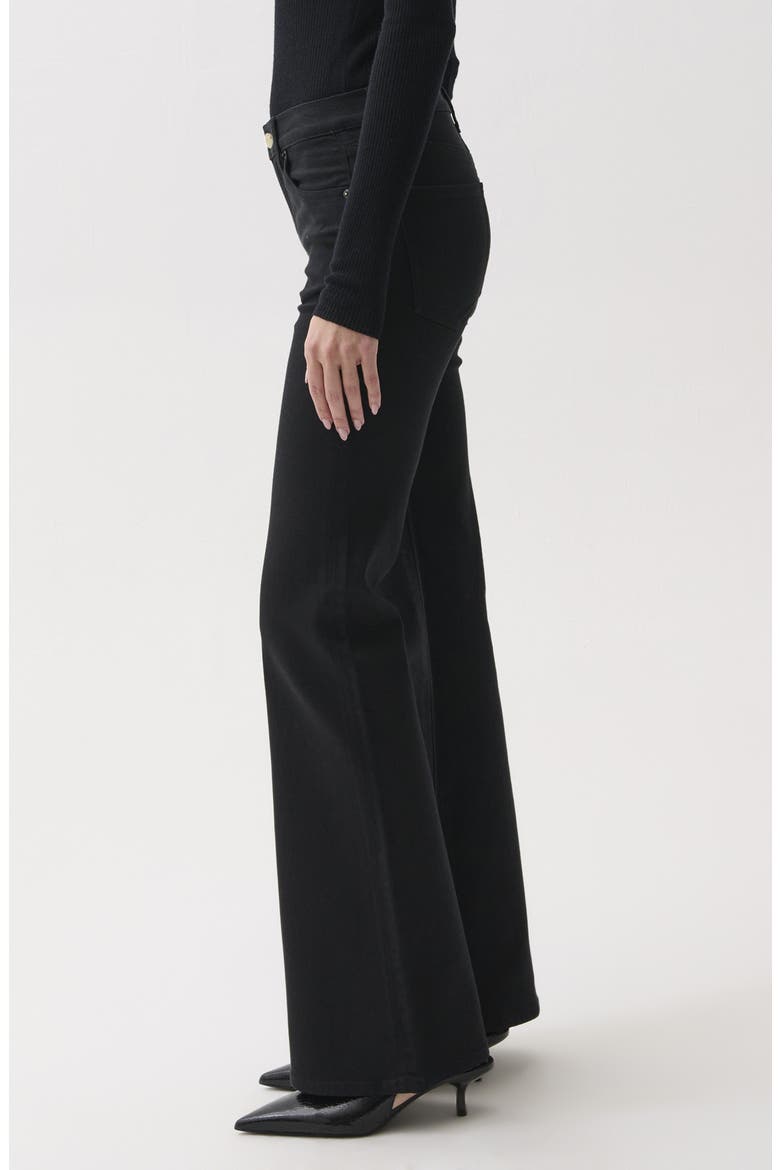 Kinsley High Waist Flare Jeans, Alternate, color, GRAPHITE