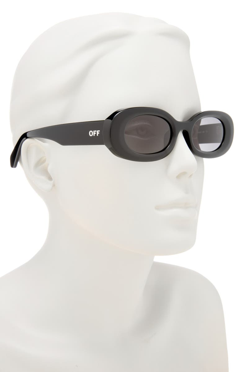 Off-White Amalfi 49mm Oval Sunglasses, Alternate, color,