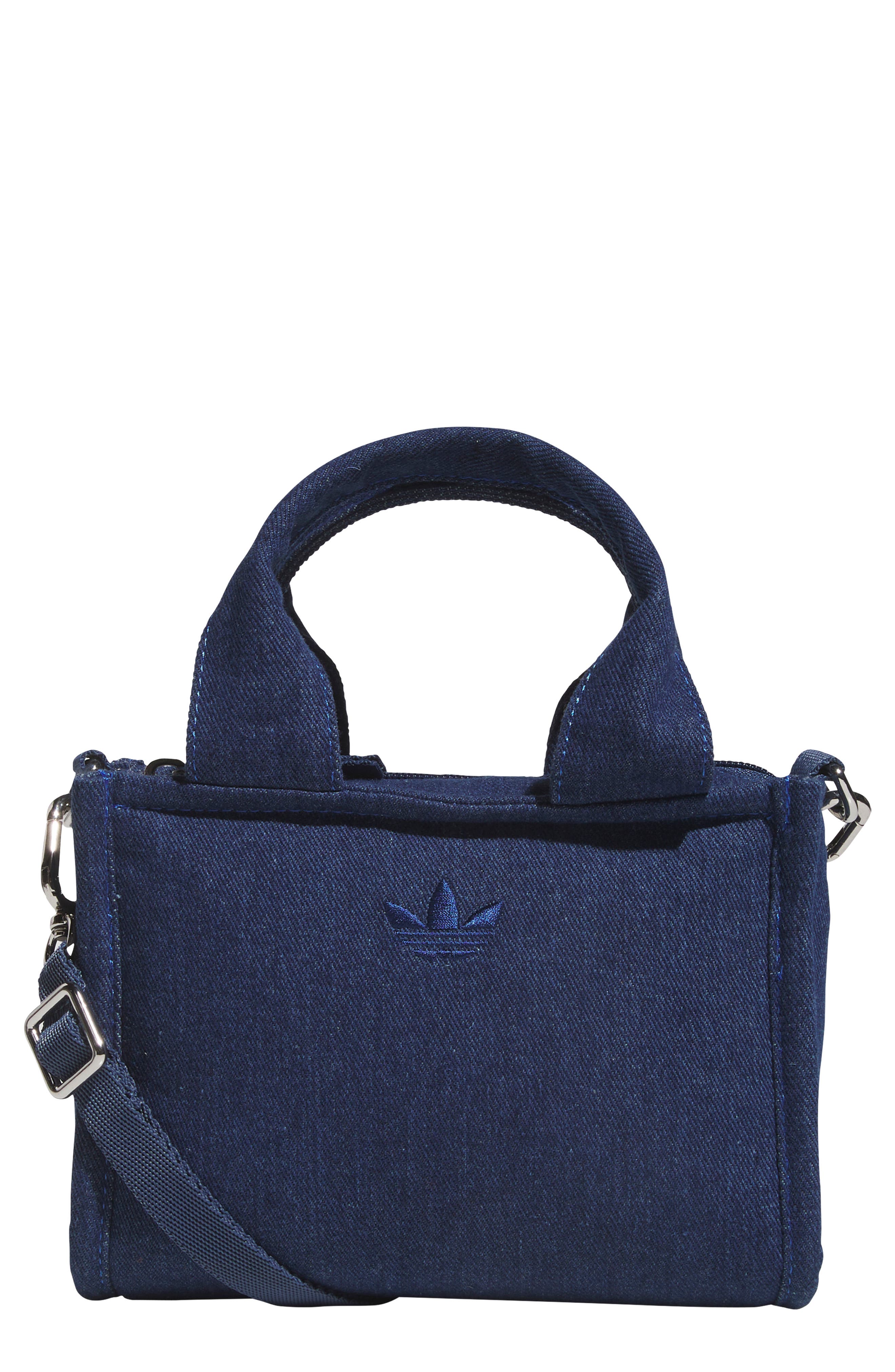 Kids' Denim Micro Mini Tote, Main, color, MEDIUM BLUE DENIM/ BLUE