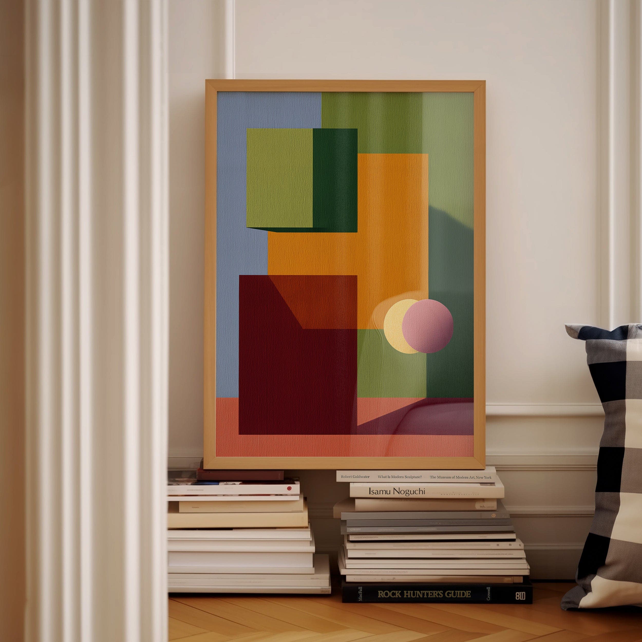 Forma Art Studio Form and Structure No. 11 Geometric Abstract Art Print ...
