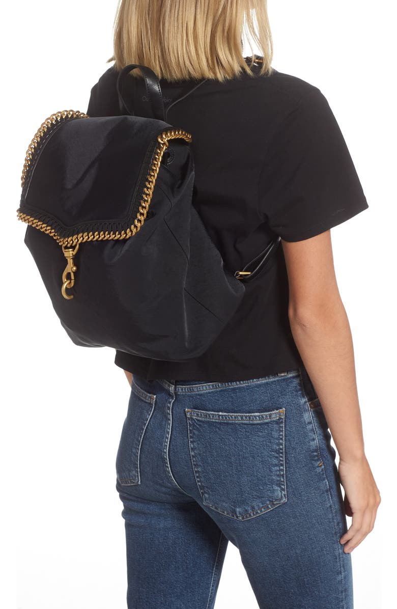 Rebecca Minkoff Woven Chain Backpack, Alternate, color,