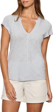 Sanctuary The New Girl Split Neck T-Shirt