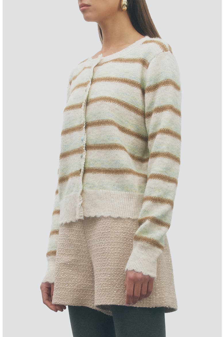 Sage Striped Cardigan, Alternate, color, OATMEAL MULTI