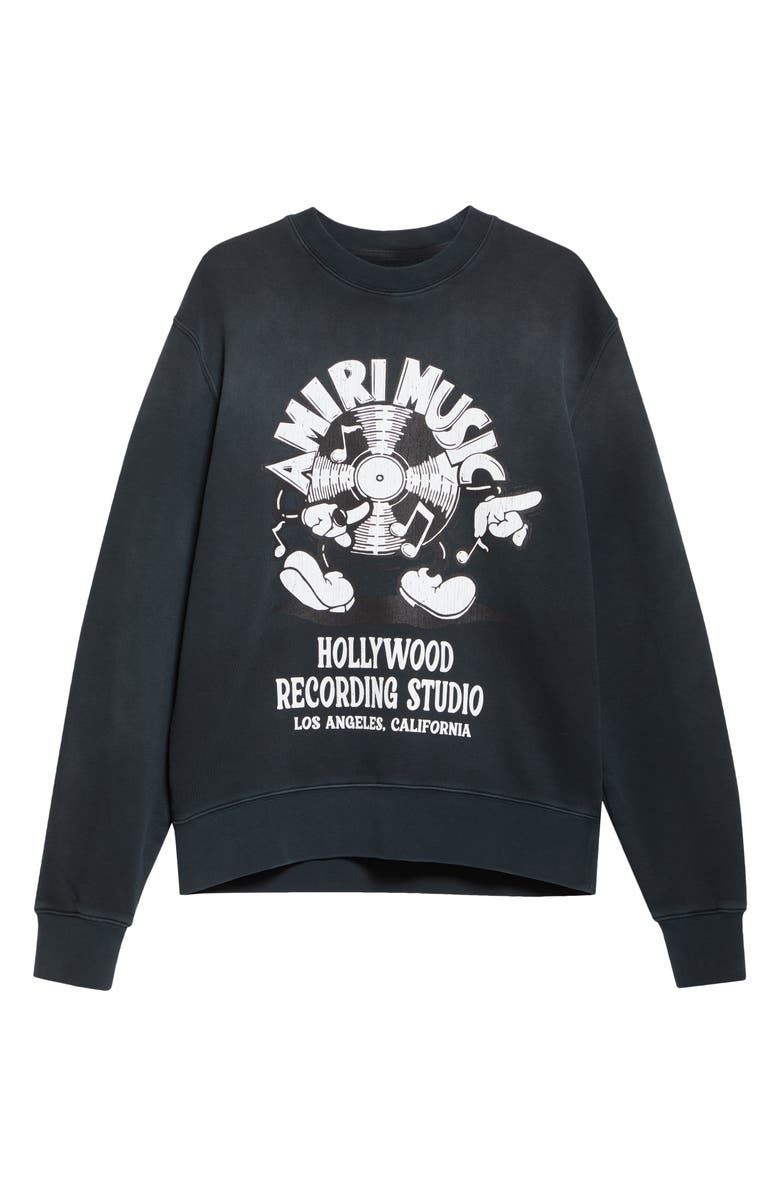 AMIRI Music Record Graphic Sweatshirt, Alternate, color, 