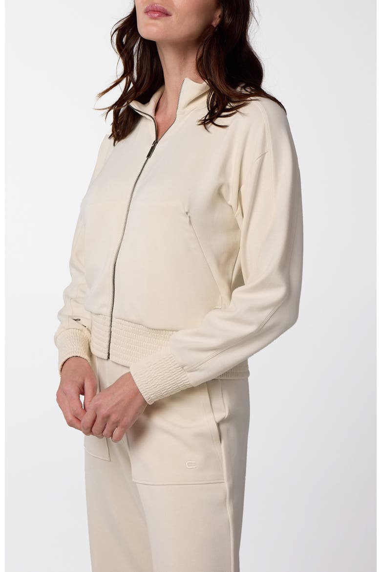 Women's Active Lifestyle You Know You Play Full Zip Jacket, Alternate, color, Ivory