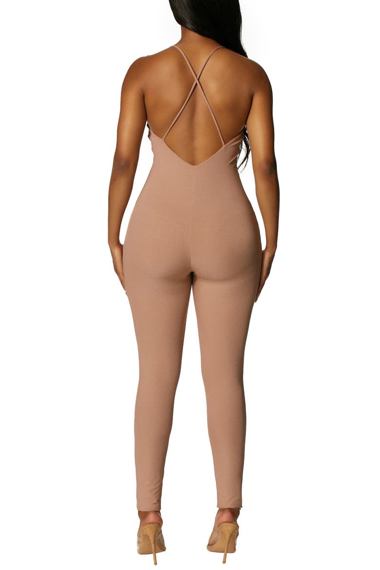 Crossback Cami Jumpsuit, Alternate, color, COCO