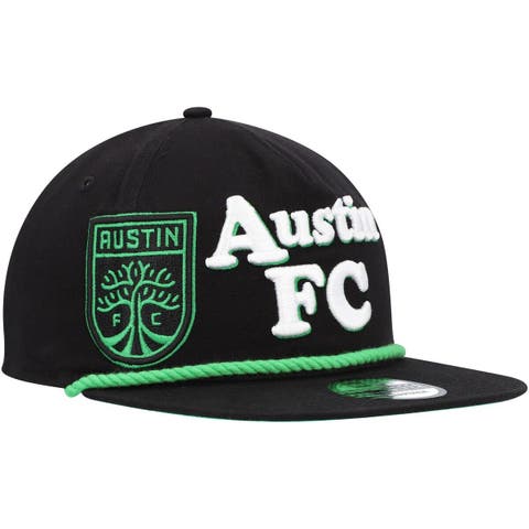 Men's New Era  Black Austin FC Heritage The Golfer Snapback Hat