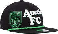 New Era Men's New Era  Black Austin FC Heritage The Golfer Snapback Hat