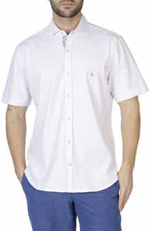 TailorByrd Getaway Solid Knit Short Sleeve Shirt