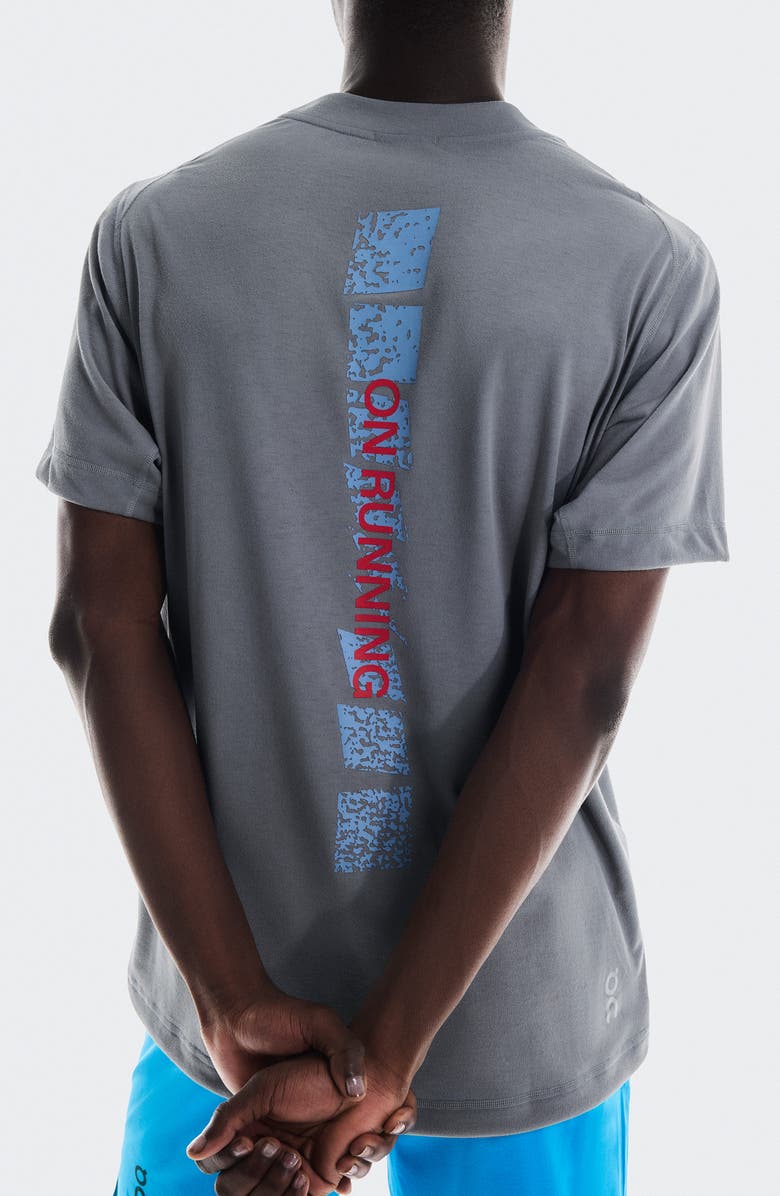 On Train-T Short Sleeve T-Shirt, Alternate, color, Rock