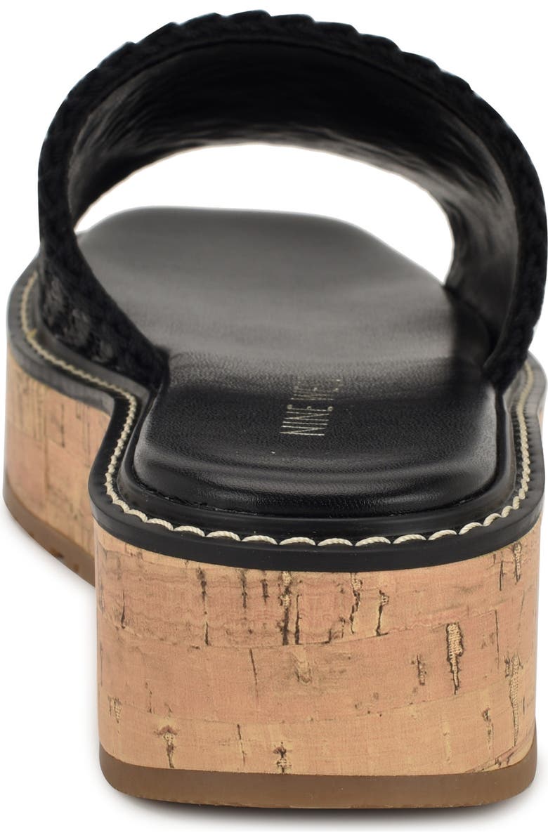 Nine West Keller Platform Slide Sandal, Alternate, color,