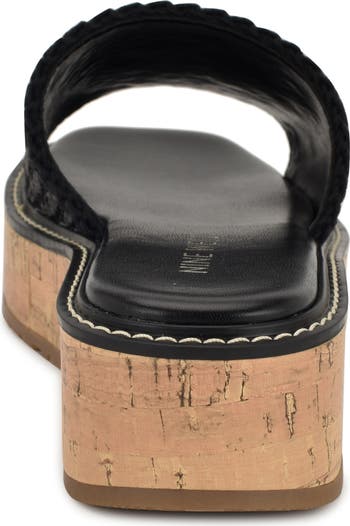 Nine West Keller Platform Slide Sandal (Women) | Nordstromrack