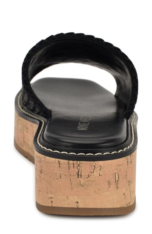 NINE WEST NINE WEST KELLER PLATFORM SLIDE SANDAL