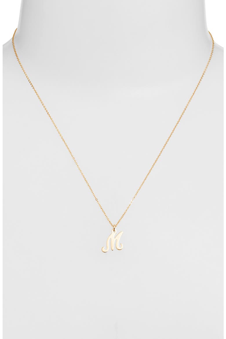 Gianna Initial Pendant Necklace, Alternate, color, GOLD / M