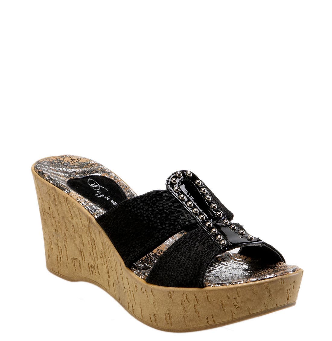 Dezario 'Nanor' Wedge Sandal, Main, color, 