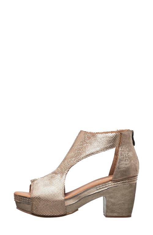 Antelope Teague Metallic Sandal In Gold In Gold