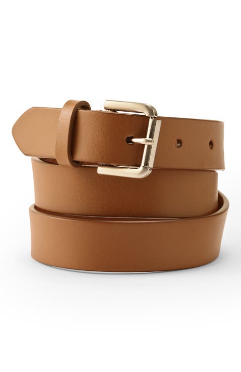 Plus Size Classic Leather Belt