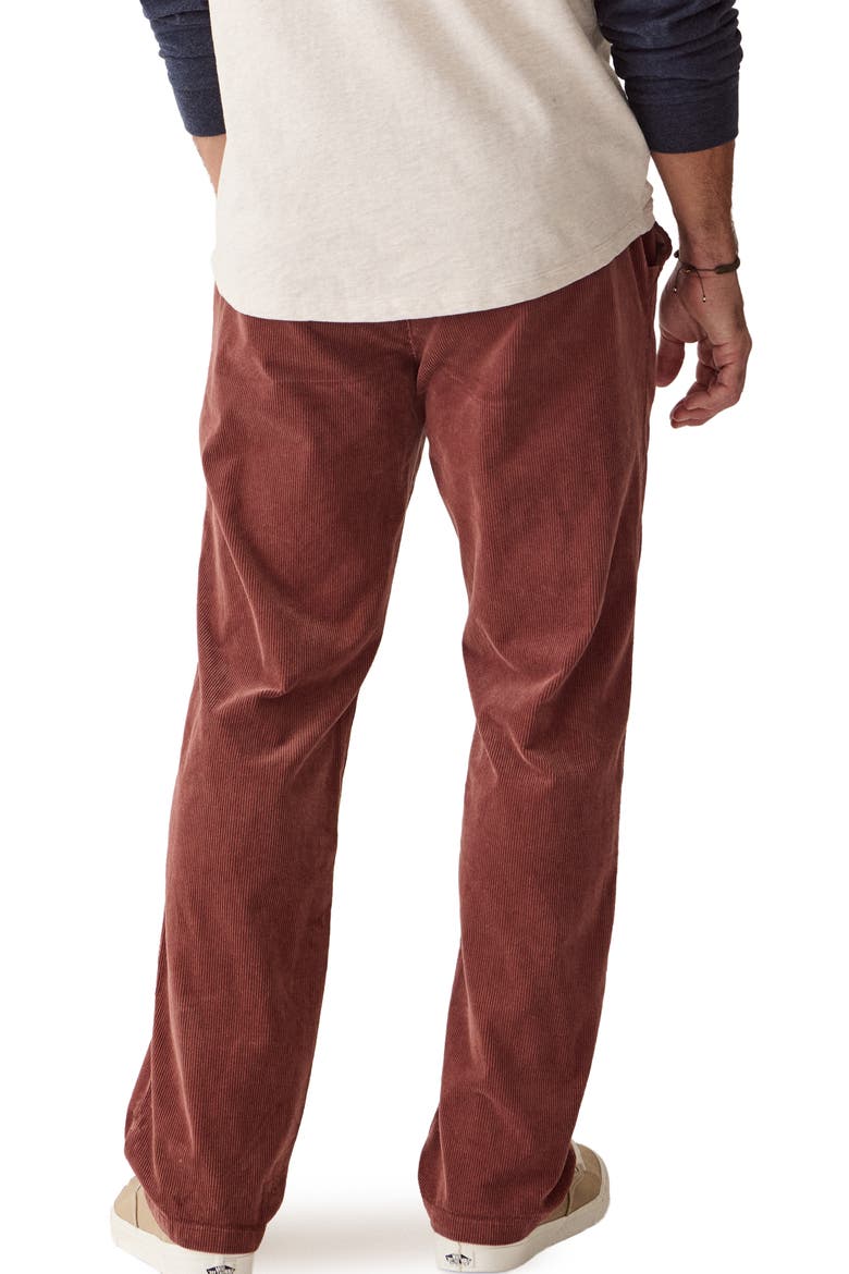 Saturday Relaxed Fit Corduroy Pants, Alternate, color, HENNA