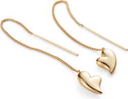 JENNY BIRD Puffy Heart Threader Earrings