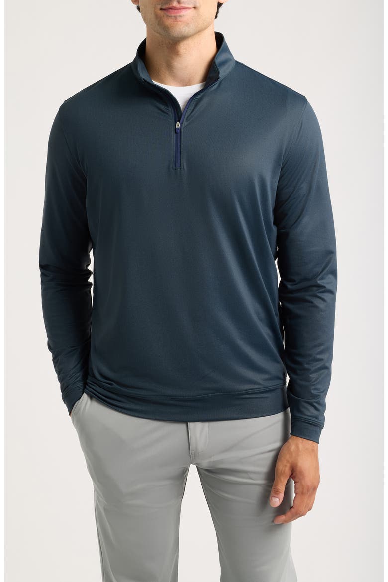 Perth Performance Quarter Zip Sweatshirt, Main, color, PINE BROOK