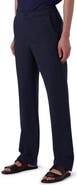 Bugatchi Button Front Linen Pants