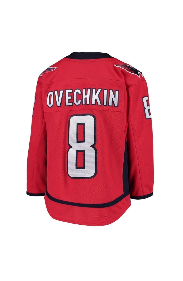 Outerstuff Youth Alexander Ovechkin Red Washington Capitals Home Premier Player Jersey, Alternate, color, Red