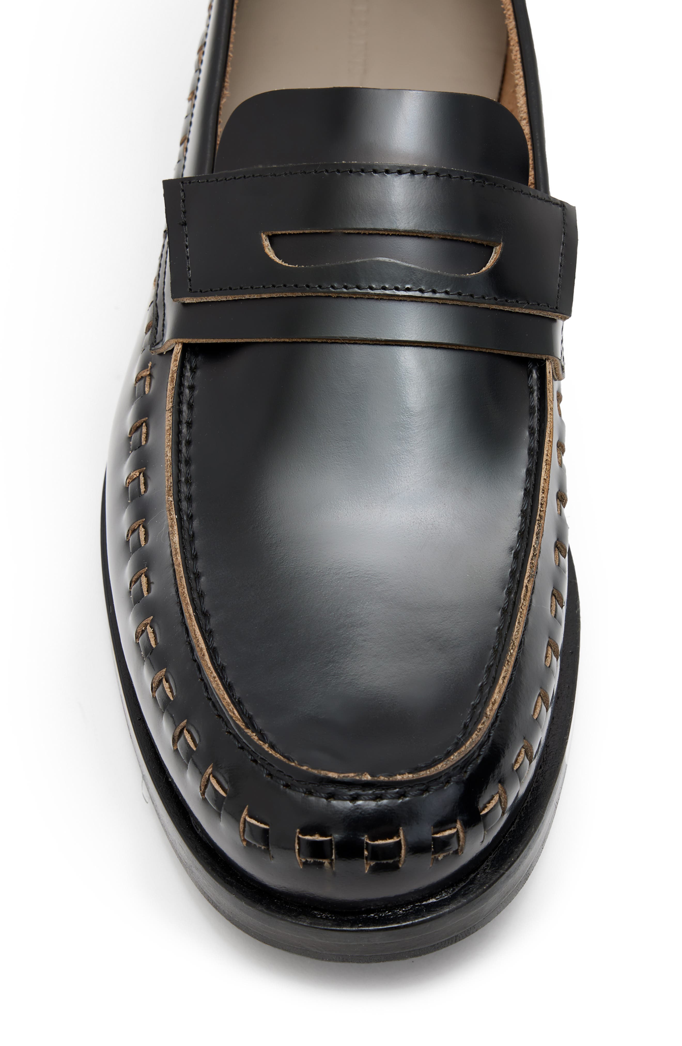 AllSaints Sammy Penny Loafer, Alternate, color, 