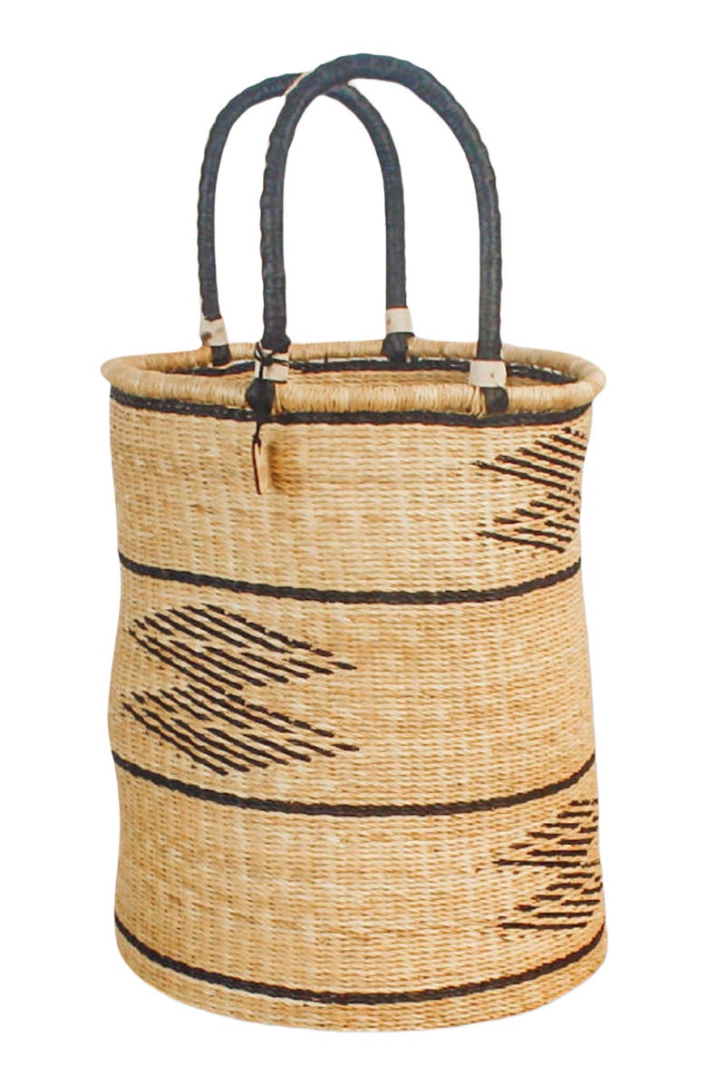 Big Blue Moma Bolga Baskets - Laundry Hamper, Main, color, 