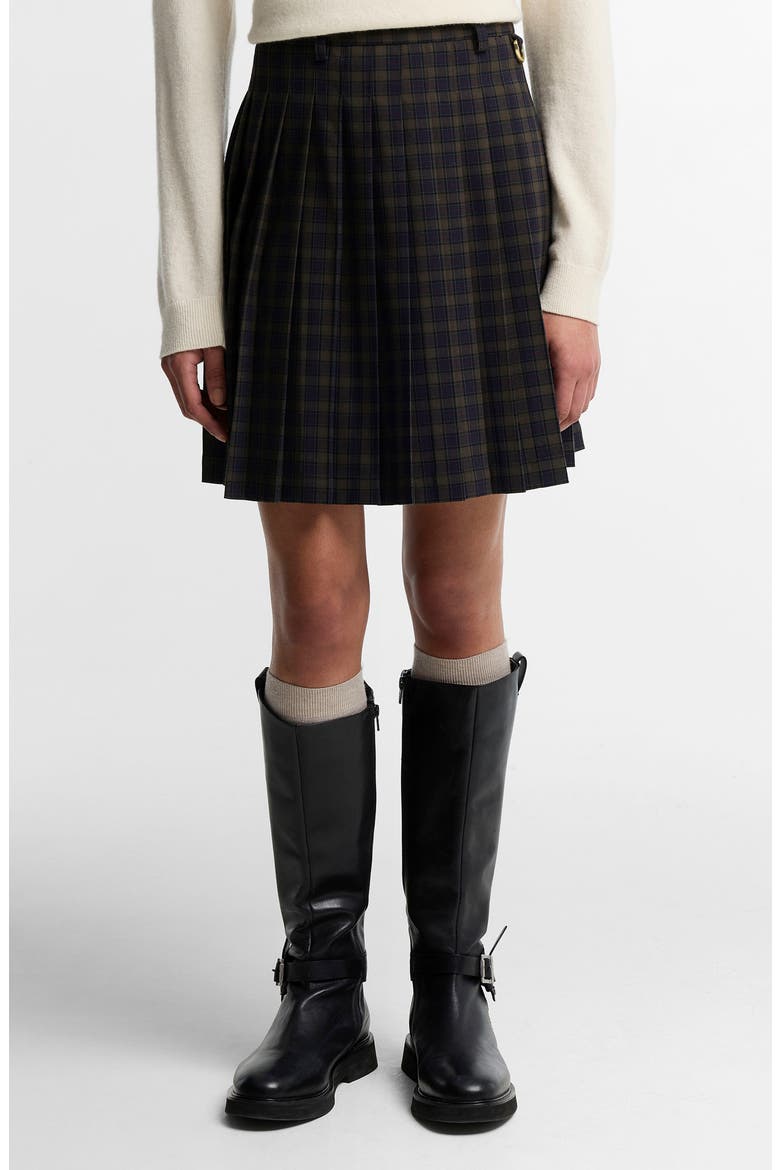 Carville Tartan Miniskirt, Main, color, SHADOW CLASSIC TARTAN
