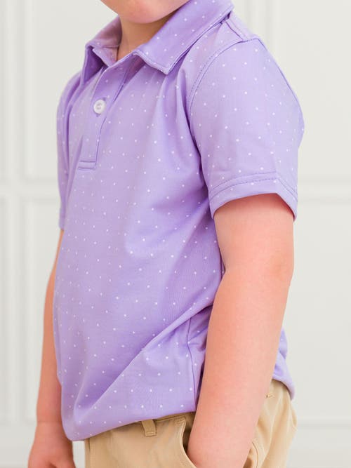 Rufflebutts Boys Knit Short Sleeve Performance Polo