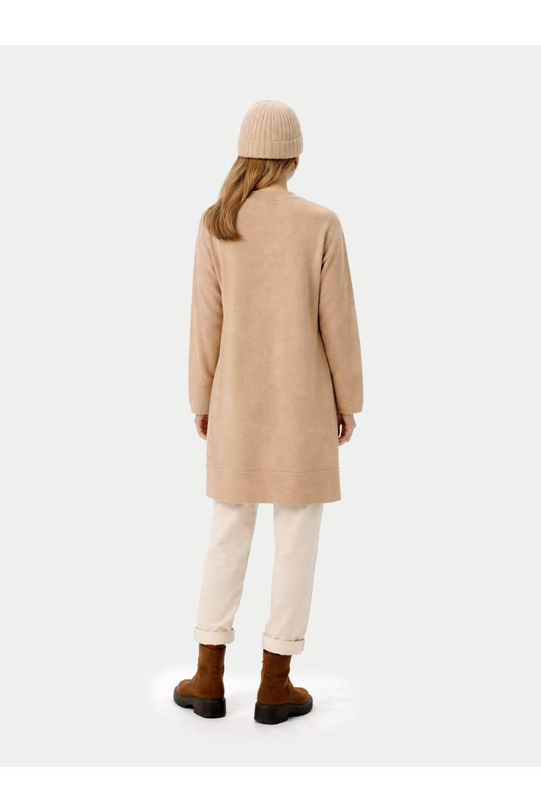 C-Neck Knit Dress, Alternate, color, beige