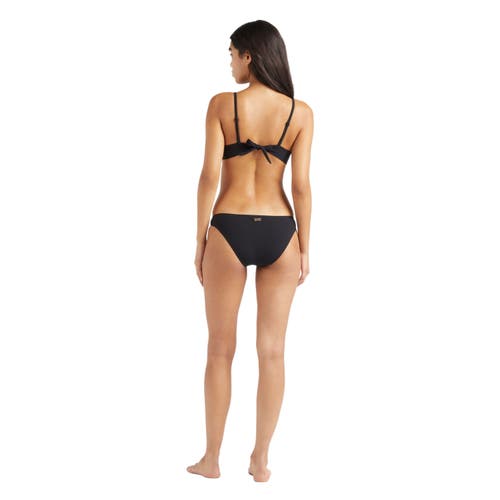 Vilebrequin Solid Midi Brief Bikini Bottom In Noir