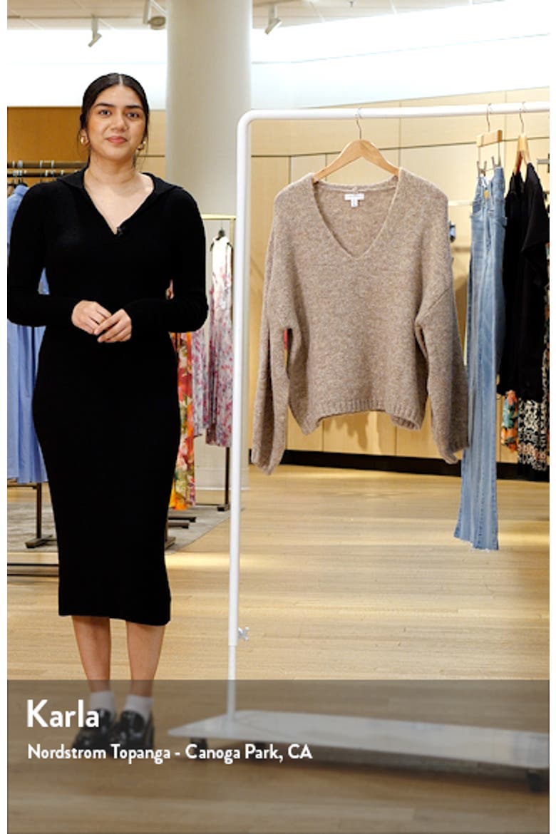 Oversize V-Neck Sweater video