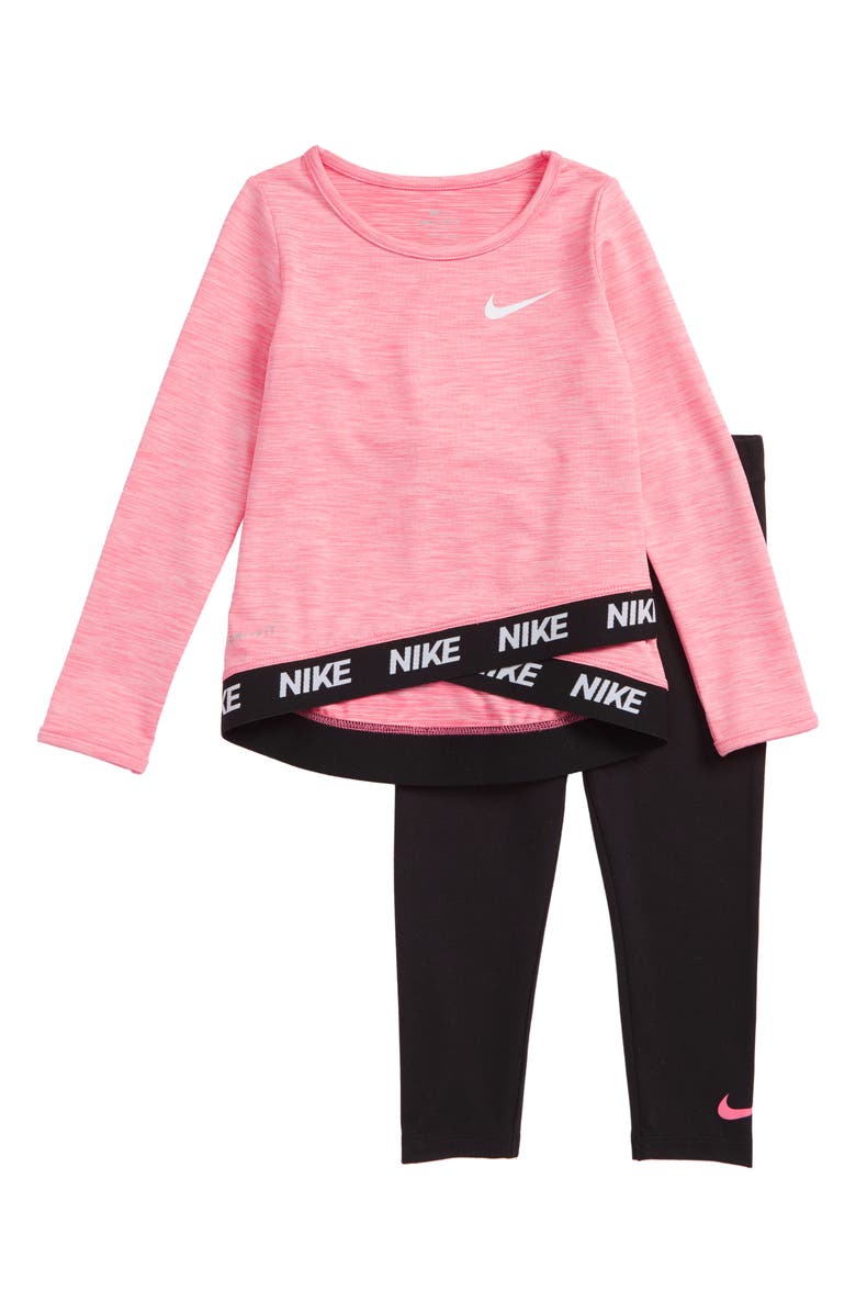 Nike Sport Essentials Dri-FIT Top & Leggings Set, Main, color,
