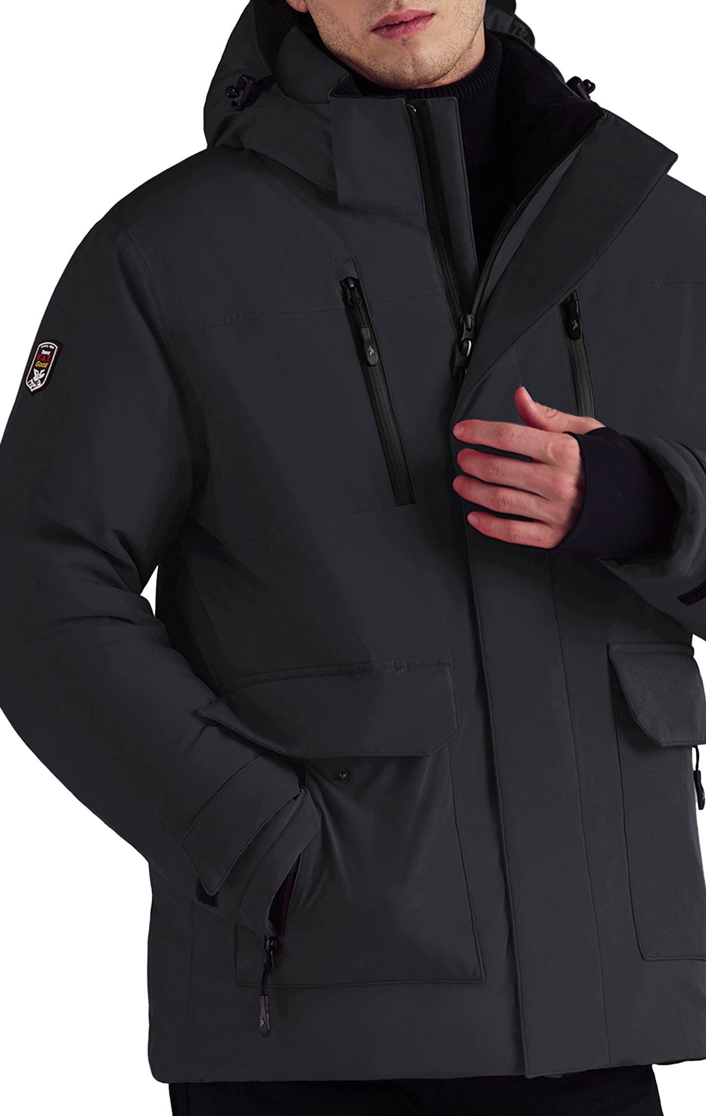 Anvil Men's Short Down Parka - image 2
