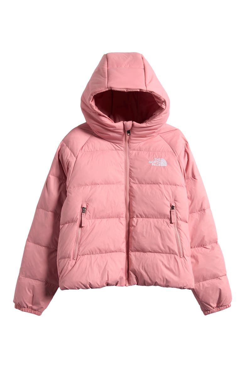 Kids' Hydrenalite Down Hooded Jacket, Main, color, PRIMROSE