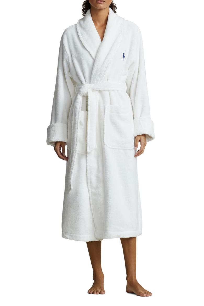 Bear Print Organic Cotton Robe (Women) | Nordstrom