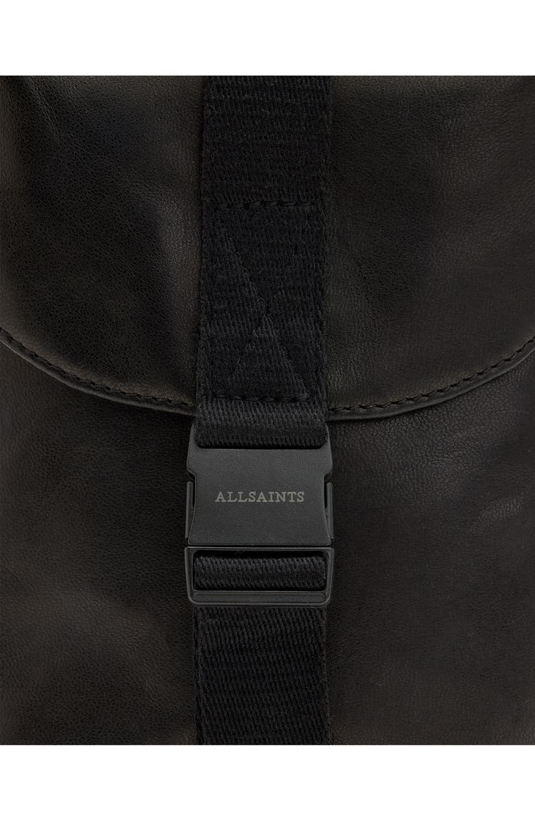 AllSaints Juan Leather Crossbody Bag, Alternate, color,