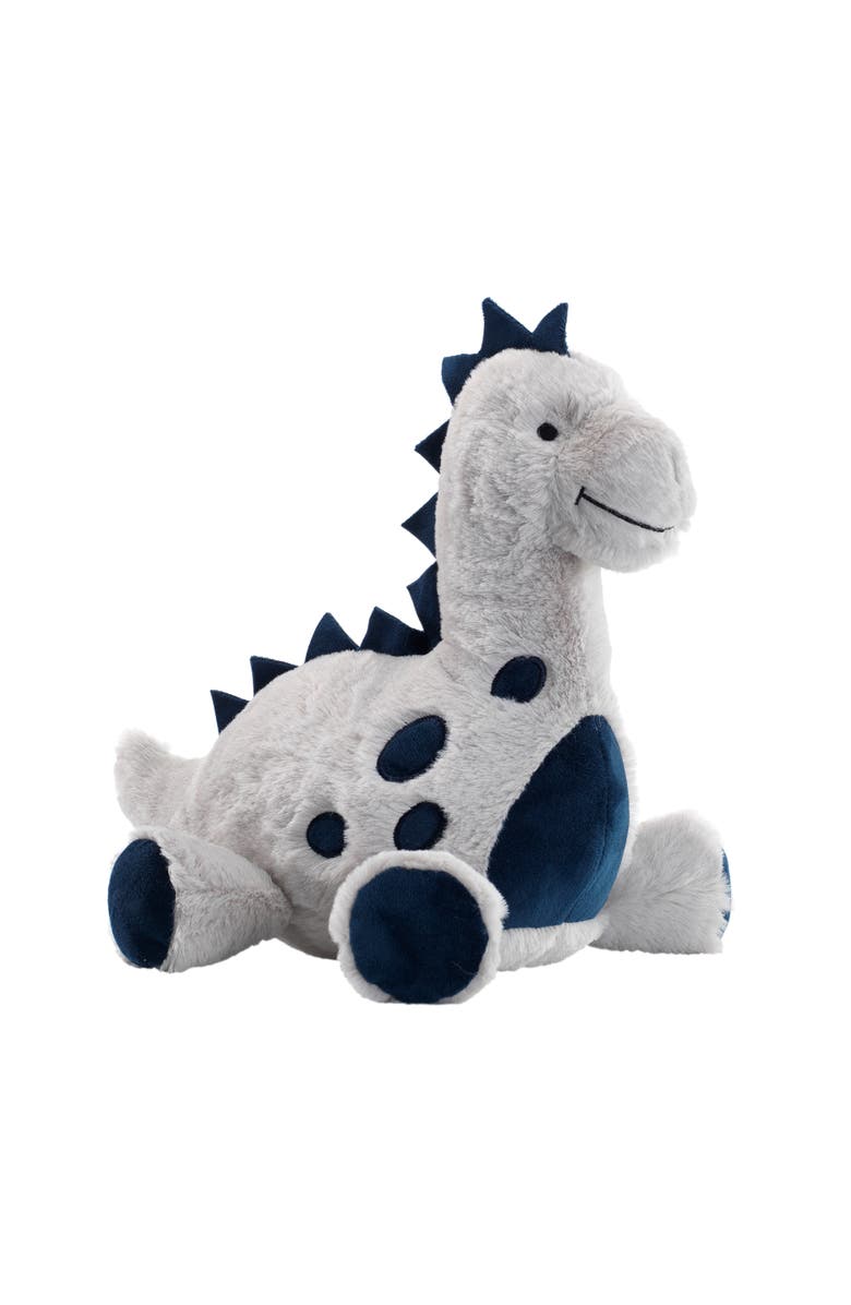 Lambs & Ivy Baby Dino Plush Dinosaur Stuffed Animal Toy Plushie- Spike, Main, color, Blue