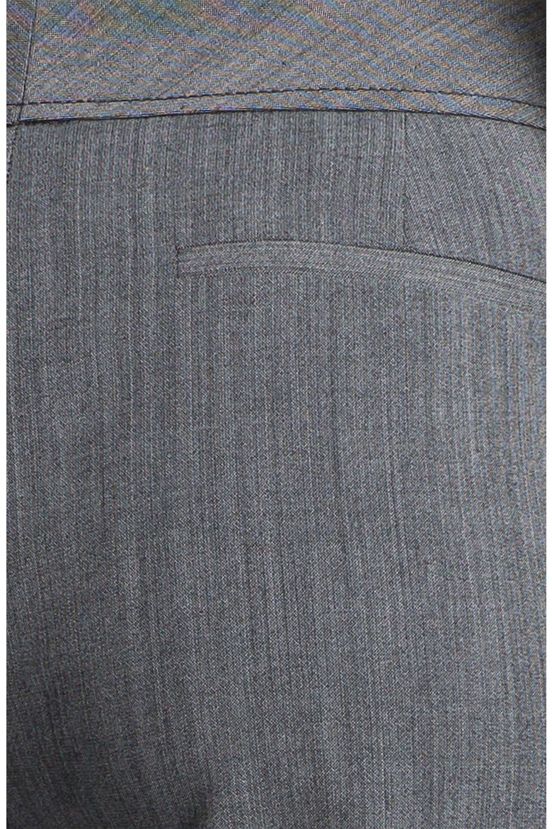 'Taylor' Cross Dye Curvy Fit Pants, Alternate, color, GREY COMBO