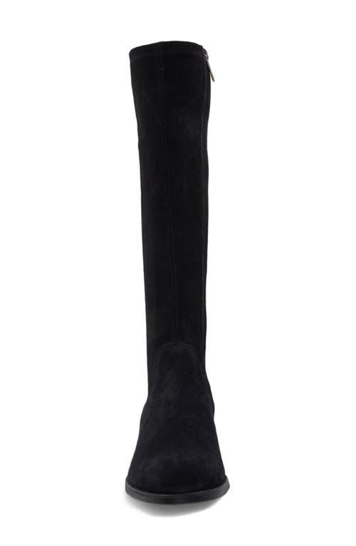 Aquatalia Sabrena Water Resistant Knee High Boot In Black