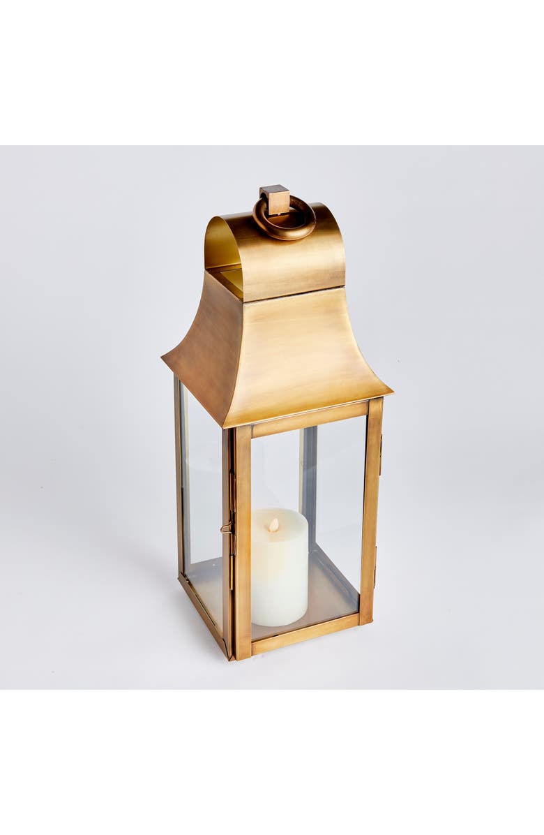 Napa Home & Garden Geneva Lantern, Alternate, color, Gold