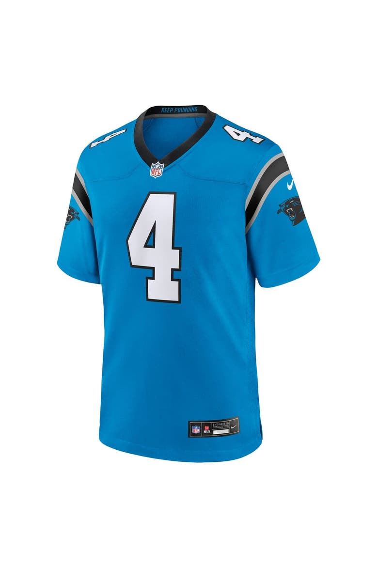 Men's Nike Tetairoa McMillan Blue Carolina Panthers Alternate Game Jersey, Alternate, color, Blue