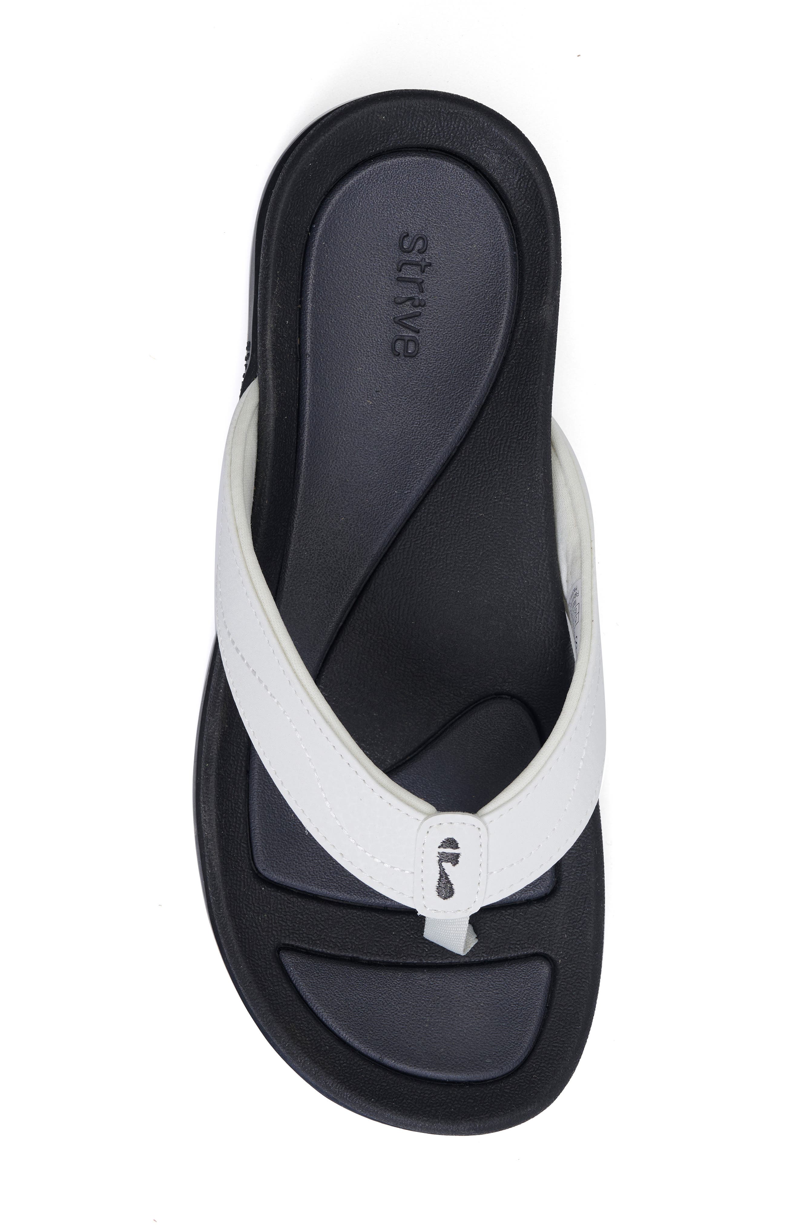 Wave Waterproof Flip Flop, Alternate, color, WHITE
