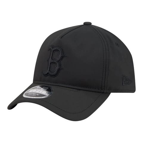 Men's New Era  Black Boston Red Sox Injection Apex 9FORTY Adjustable Hat