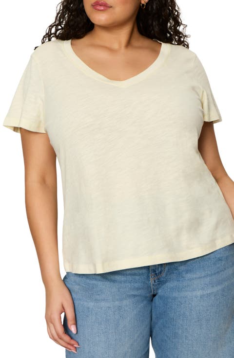 V-Neck T-Shirt (Plus)