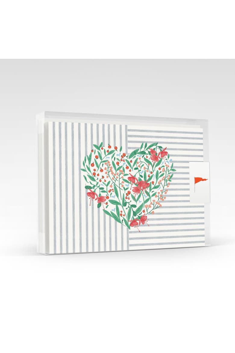 Floral Heart Greeting Card Pack Set, Main, color, Multi-Pack