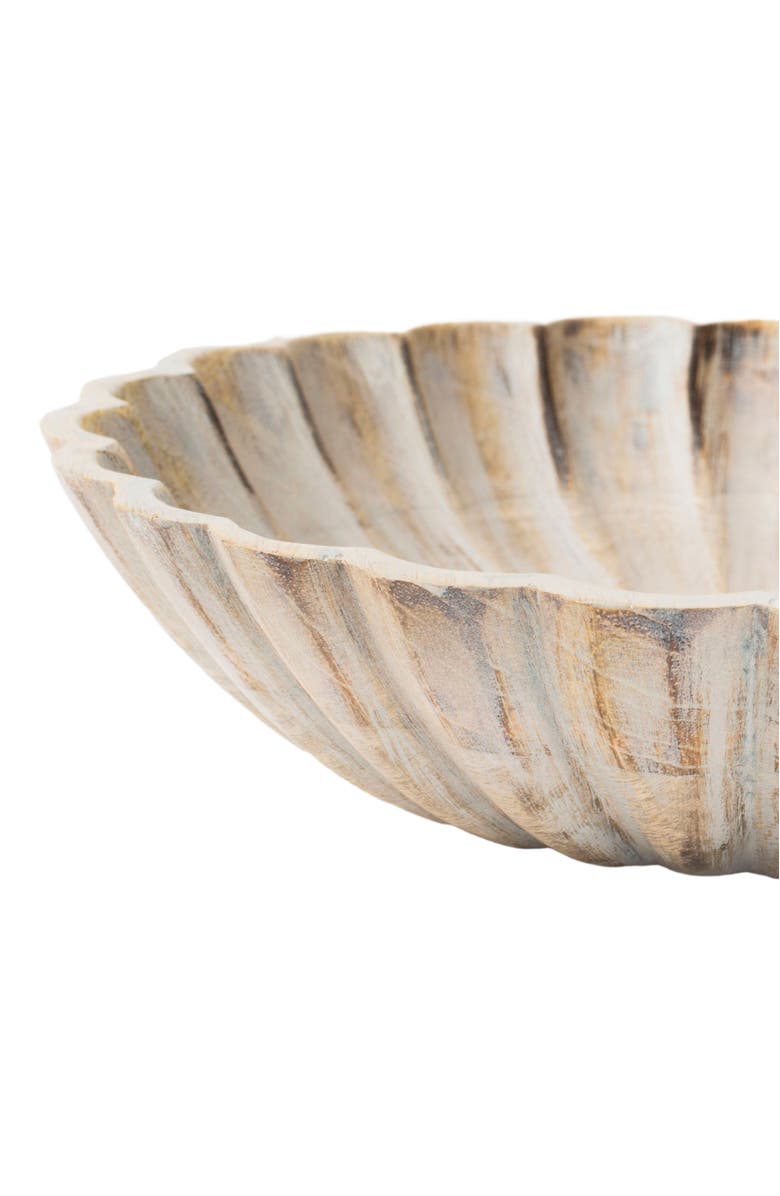 Mela Artisans Scallop Serenity Bowls - Greywash, Alternate, color, Grey
