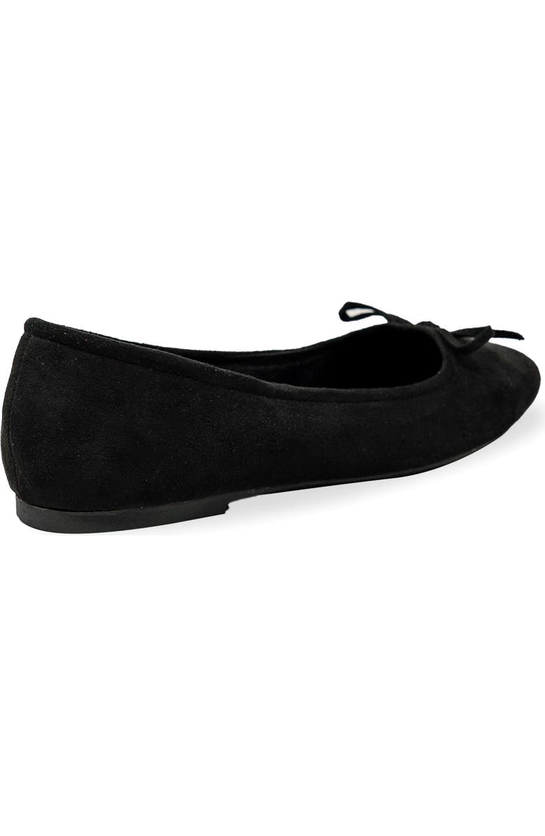 CHASE AND CHLOE Bow Ballet Flat, Alternate, color, Black